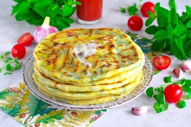 Potato-Filled Khychiny: Delicious Caucasian Pastry