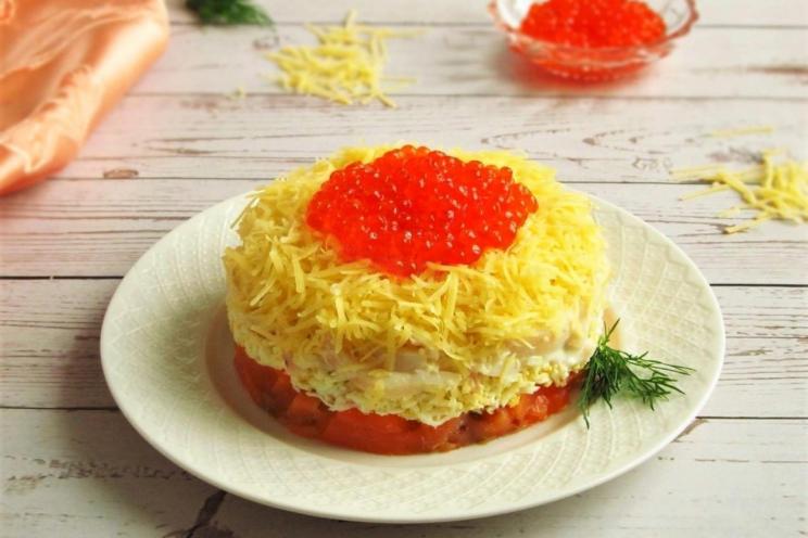 Salmon & Parmesan Captain's Salad