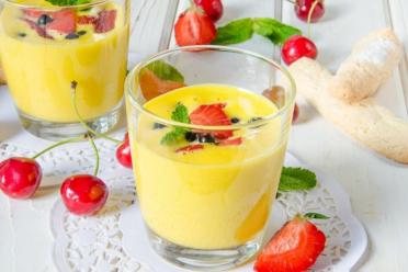 Italian Wine-Infused Sabayon Cream