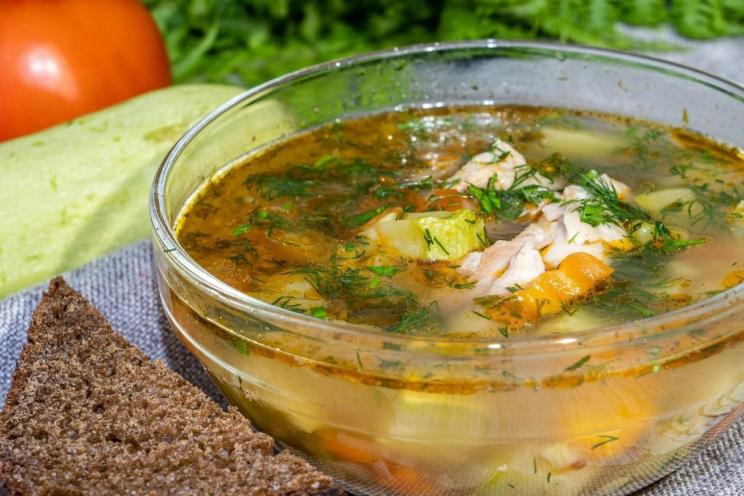Summer Vegetable Chicken Soup