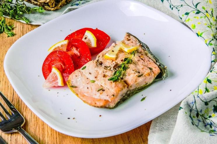 Baked Chum Salmon in Foil