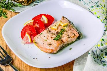 Baked Chum Salmon in Foil