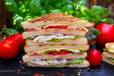 Hearty Chicken Club Breakfast Sandwich