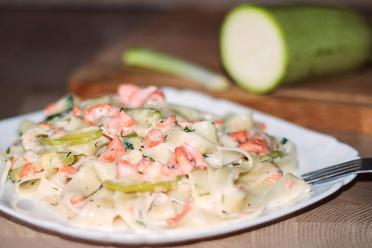 Creamy Red Fish Pasta Delight