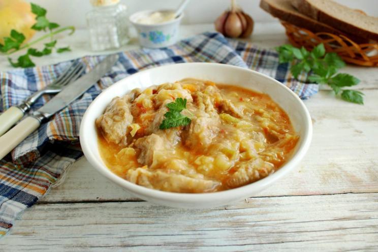 Creamy Pork and Vegetable Skillet