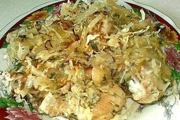 Sheet Pan Baked Chicken and Cabbage