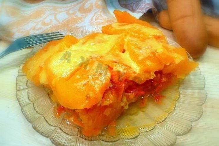 Cheesy Baked Pumpkin Delight