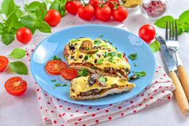 Baked Pork with Mushrooms