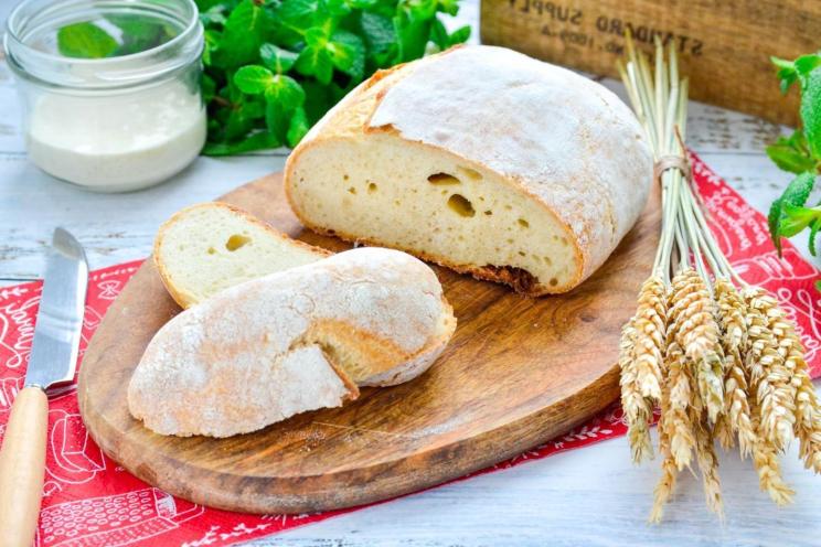 Homemade No-Yeast White Sourdough Bread Homemade No-Yeast White Sourdough Bread