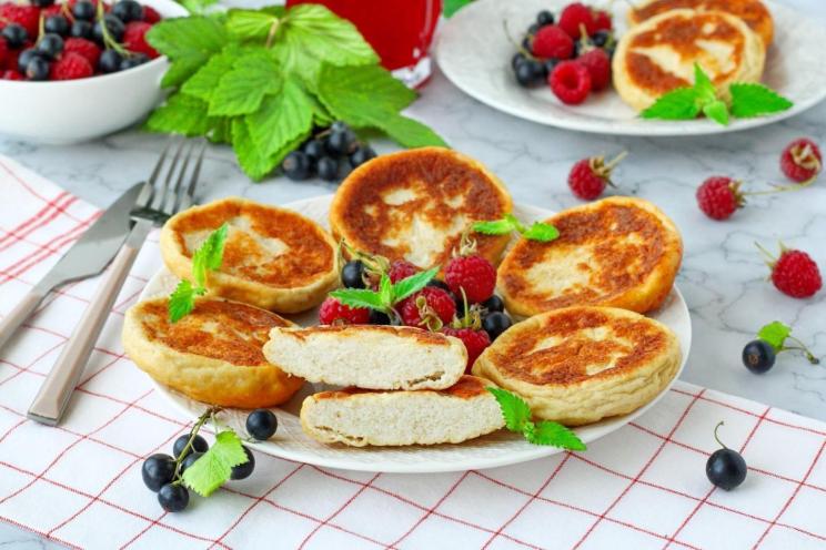Healthy Oven-Baked Cottage Cheese Pancakes Healthy Oven-Baked Cottage Cheese Pancakes