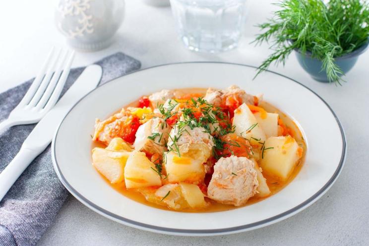 Hearty Turkey Veggie Stew Hearty Turkey Veggie Stew