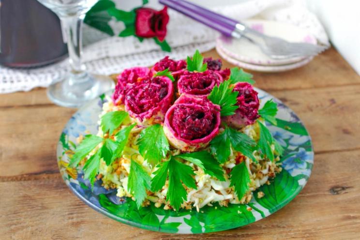 Festive Rose Salad