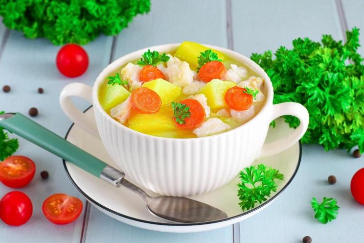 Easy Cod Fillet Fish Soup