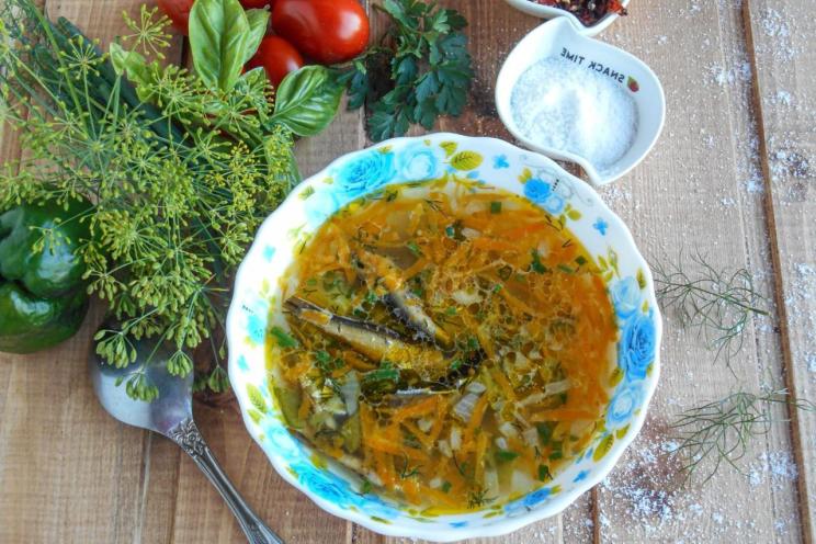 Quick Sprat Potato Soup