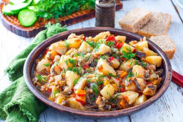 Eggplant and Potato Veggie Stew