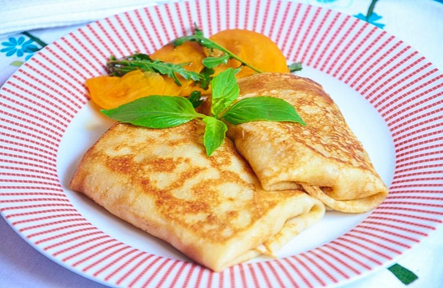 Ham and Cheese Pancakes