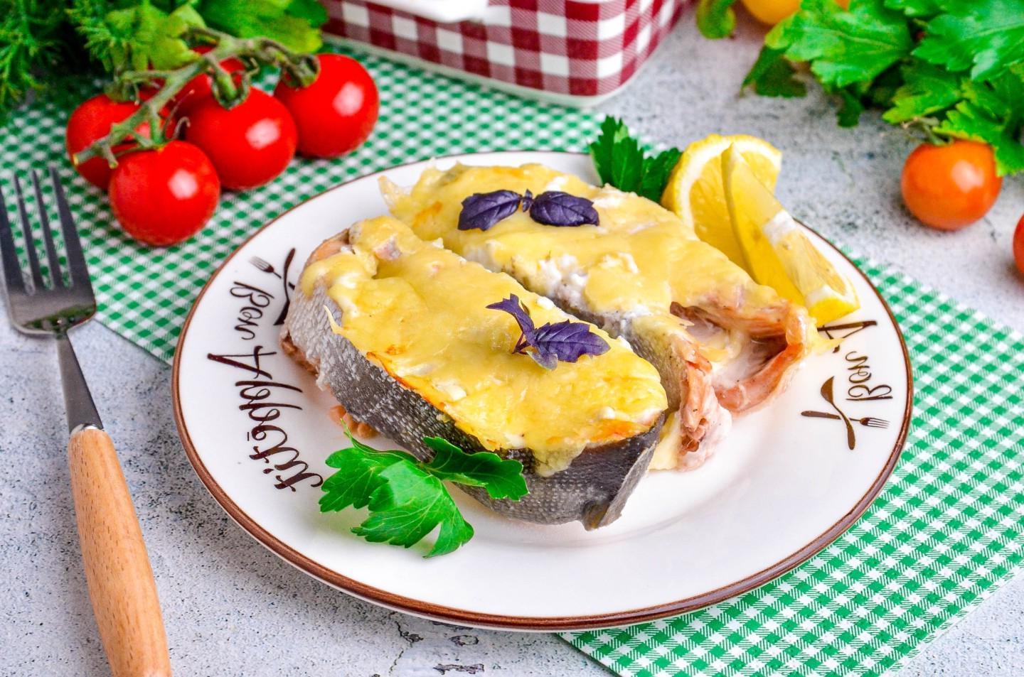Cheesy Baked Pink Salmon