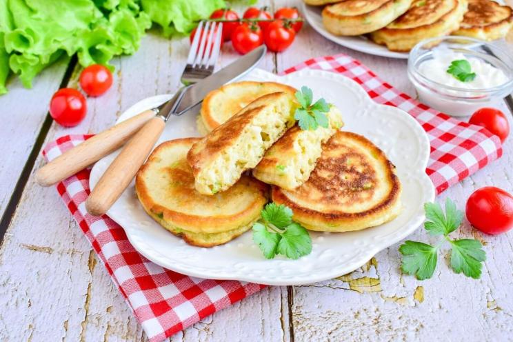 Savory Kefir Pancakes with Green Onions and Eggs Savory Kefir Pancakes with Green Onions and Eggs