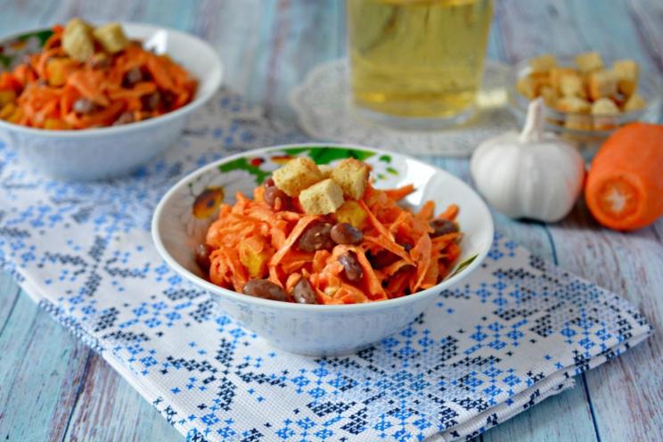 Red Bean and Carrot Salad