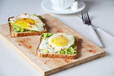 Nutritious Avocado Egg Breakfast Toast
