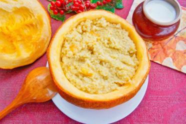 Pumpkin Millet Porridge (Water-Based)