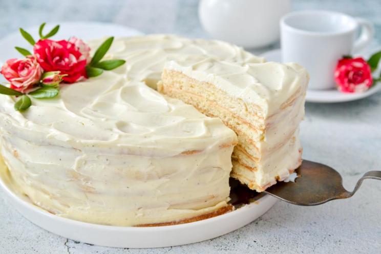 Quick & Easy Pan-Fried Sour Cream Cake