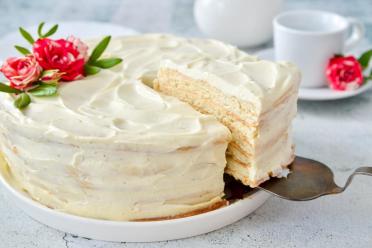 Quick & Easy Pan-Fried Sour Cream Cake