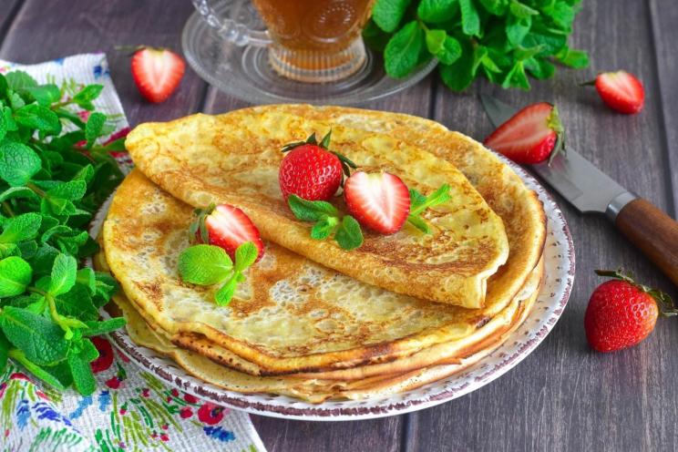 Fluffy Mineral Water Pancakes