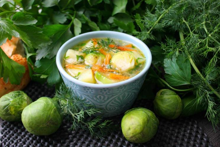 Easy Brussels Sprouts Soup for Delicious Lunch Easy Brussels Sprouts Soup for Delicious Lunch
