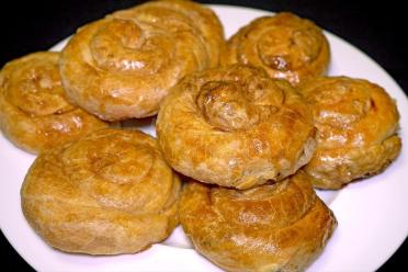 Pumpkin and Cabbage Moldavian Vertuta Pastry