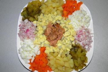 Hearty Cod Liver Salad