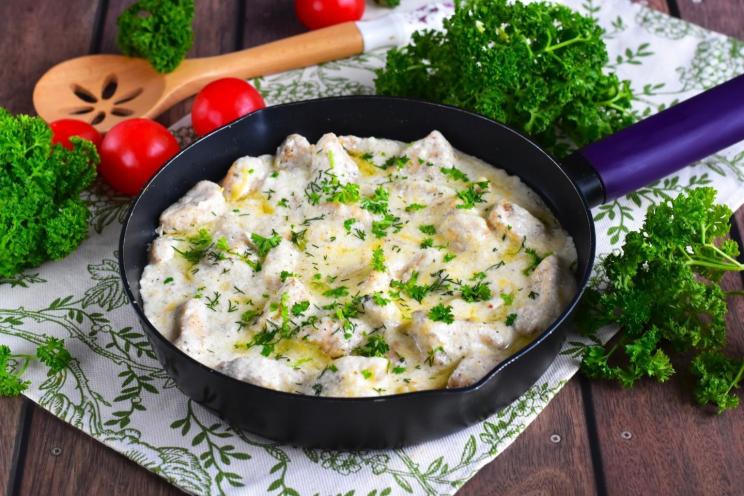 Creamy Skillet Turkey