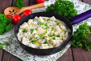 Creamy Skillet Turkey