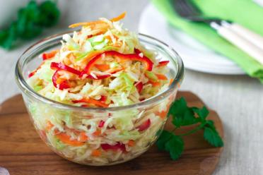 Quick Provencal Pickled Cabbage