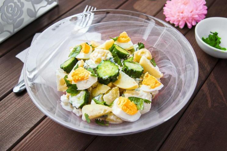 Quick & Tasty Pickle, Egg, and Potato Salad