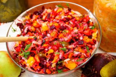 Quick & Easy Siberian Vinaigrette with Sunflower Oil