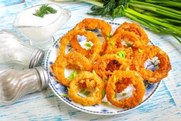 Quick Crispy Onion Rings
