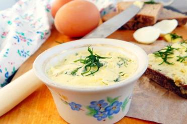Traditional Estonian Egg Butter Spread