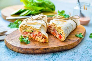 Chicken Shawarma Pita Wrap
