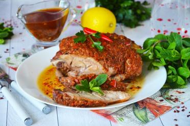 Oven-Roasted Turkey Thigh in a Cooking Sleeve