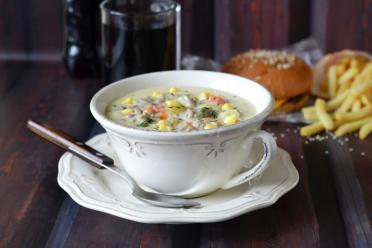 Cheeseburger-Inspired Potato and Beef Soup