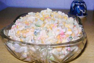 Crab Stick Nezhenka Salad