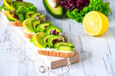 Avocado Cream Cheese Sandwich Delight