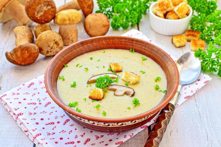Creamy Porcini Mushroom Soup