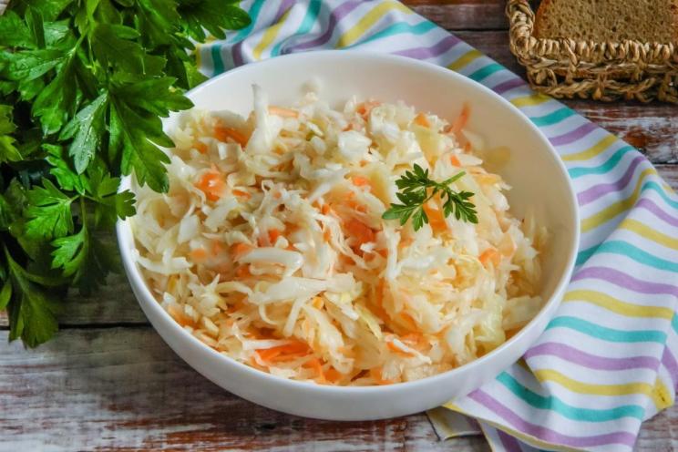 Quick Pickled Crispy Cabbage