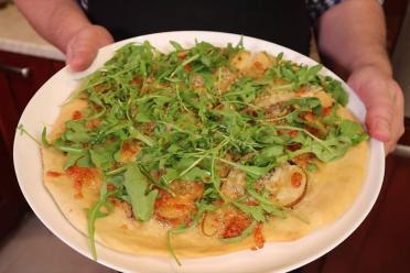 Pear and Gorgonzola Oven Pizza
