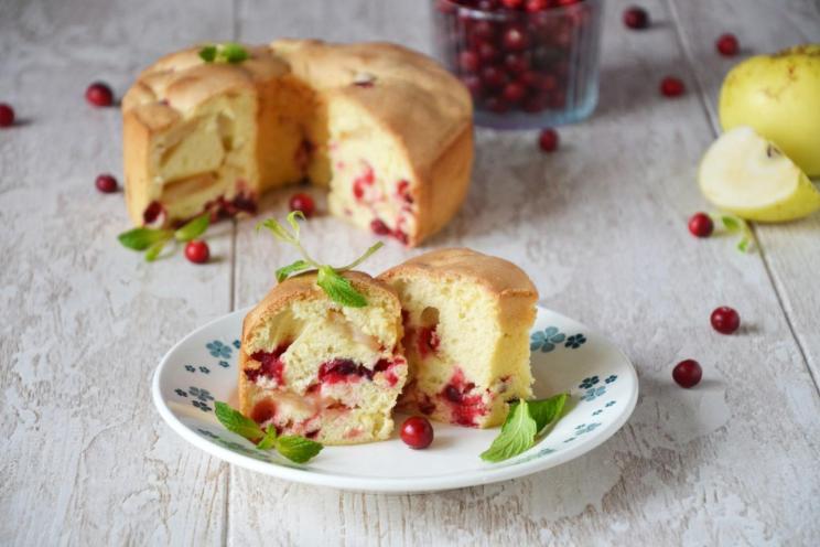 Fruit and Cranberry Charlotte Pie Fruit and Cranberry Charlotte Pie