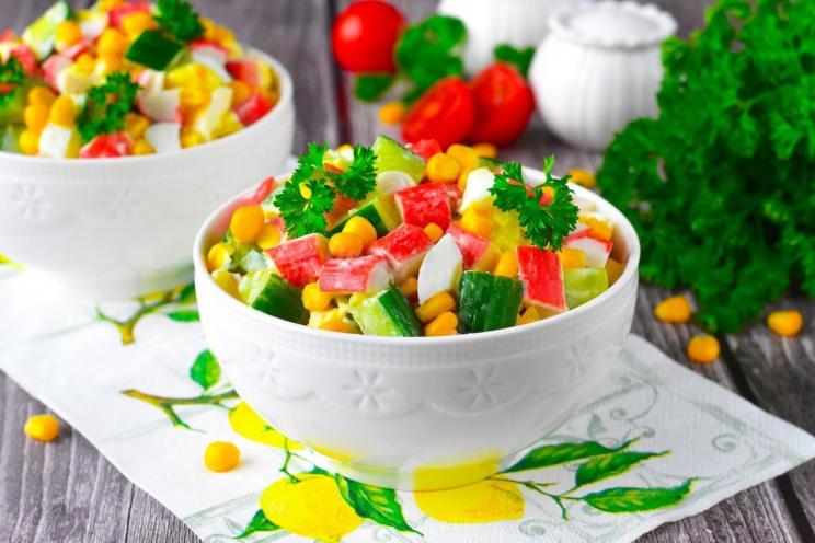 Quick Crab & Cucumber Salad