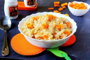 Creamy Pumpkin Wheat Porridge