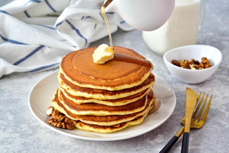 Quick & Easy Fluffy Kefir Pancakes